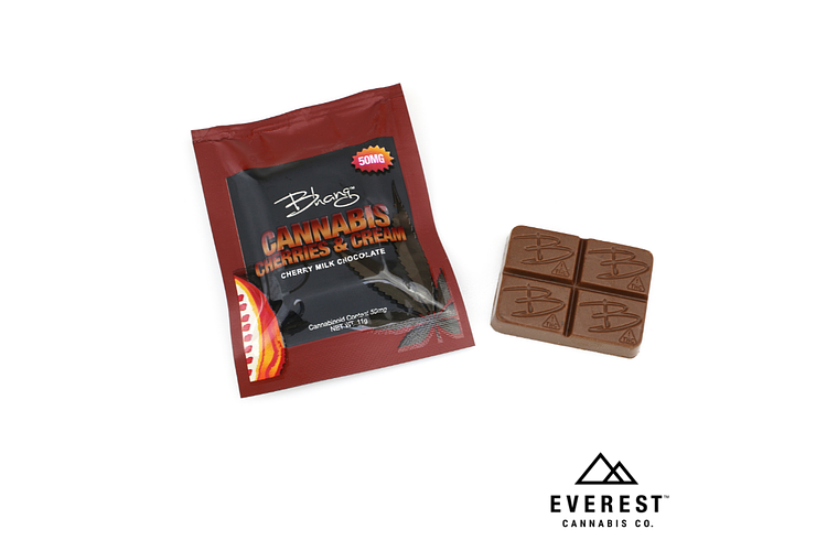 Cherries and Cream Bar 100mg 10ct by Bhang