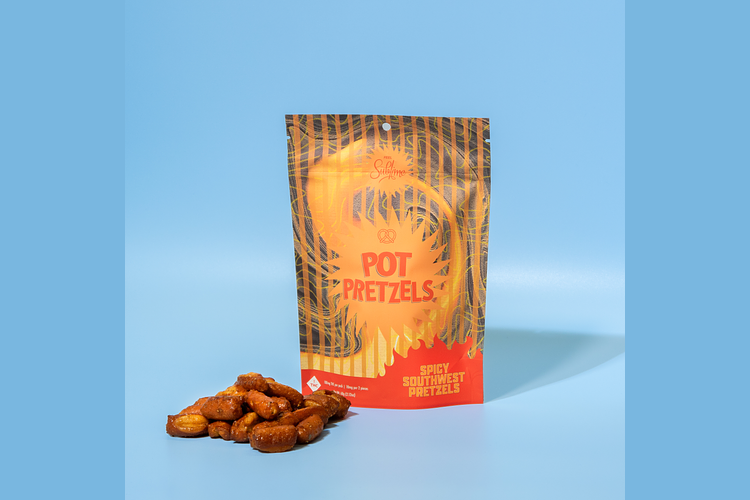 Pot Pretzels Spicy Southwest (H) 100mg 10ct by Sublime