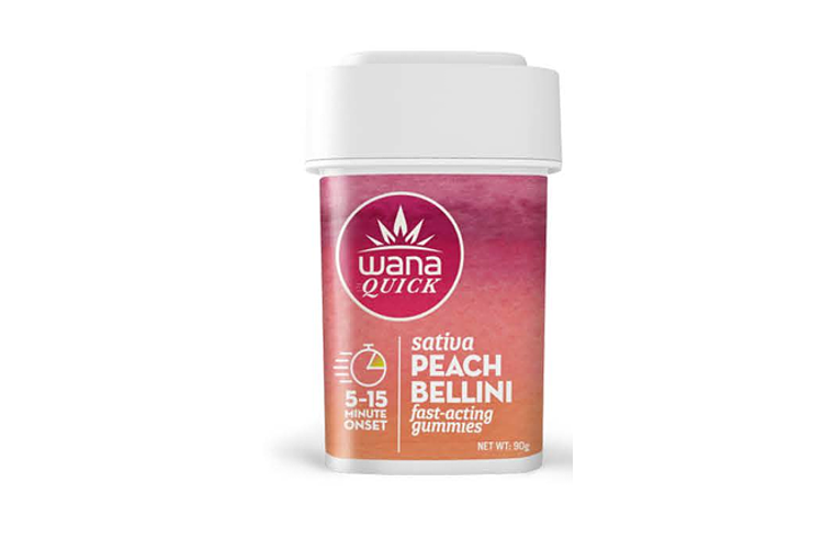 Quick Peach Bellini 100mg 10ct by Wana