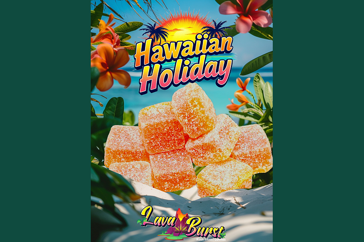 Rosin Gummies Hawaiian Holiday (S) 100mg 10ct by Equilibrium