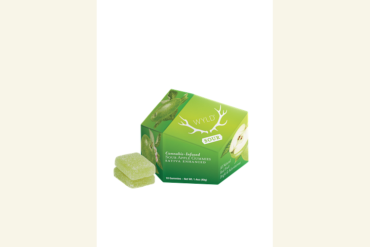 Sour Apple 100mg 10ct by Wyld