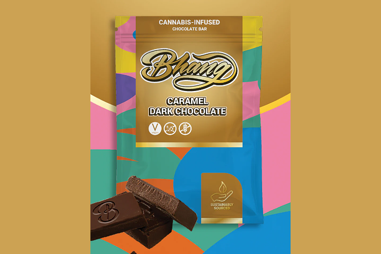 Bar Caramel Dark Chocolate 1:1 CBD (C) 100mg 10ct by Bhang