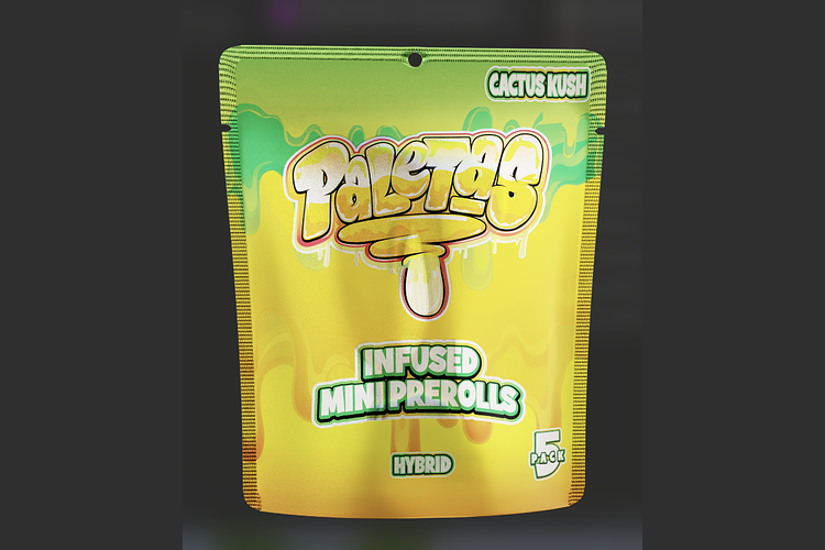 Infused Pre-Rolls Cactus Kush (H) 4g 5pk by Paleta