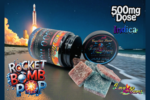 MED - Equilibrium Rosin Gummies Rocket Bomb (I) 500mg 10ct by Equilibrium