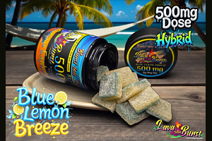 MED - Equilibrium Rosin Gummies Blueberry Breeze (H) 500mg 10ct by Equilibrium