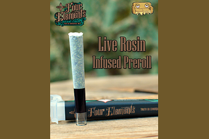 Couchlock Live Rosin Infused Pre-Roll Sativa 1g by Four Elements